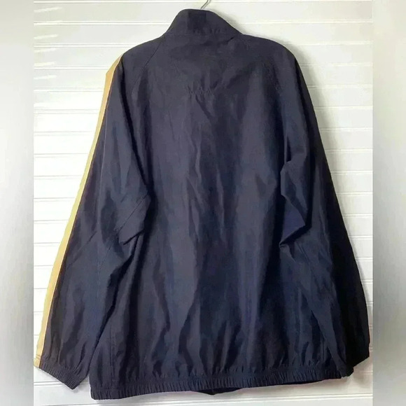 Peter Millar Golf Rain Pullover Chest Logo 1/4 Zip Large Blue MSRP $110 - Picture 4 of 6